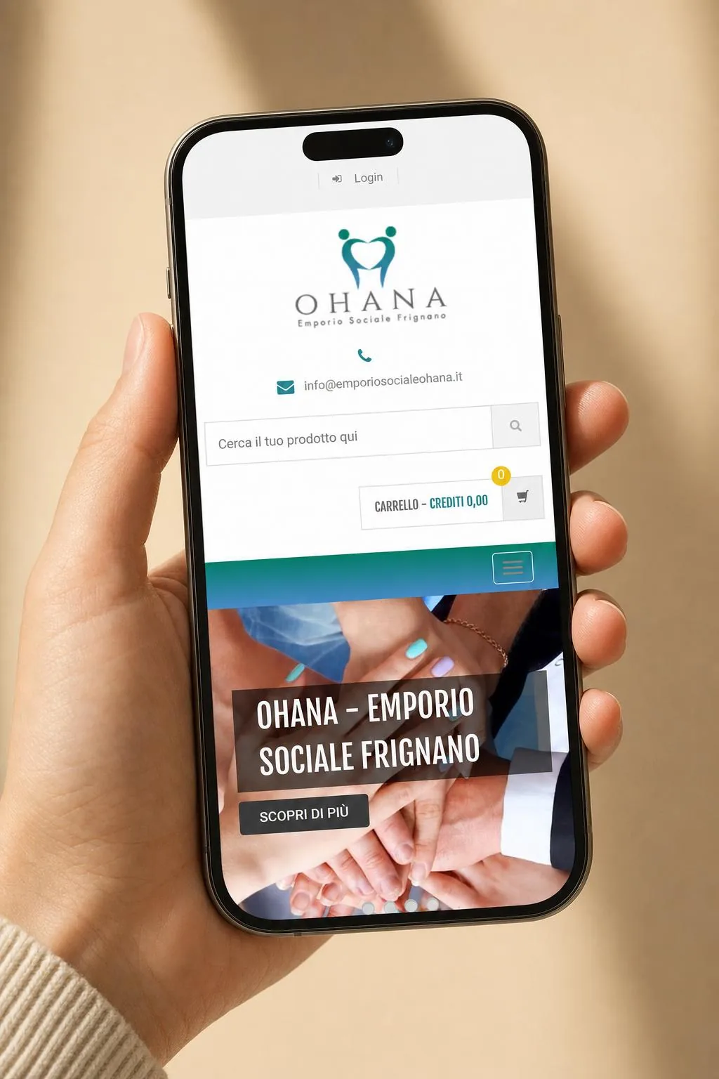 Emporio Sociale Ohana: mobile