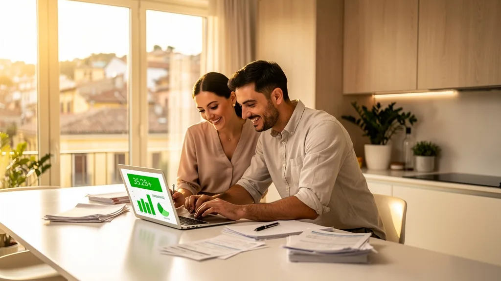 Famiglia italiana che risparmia con Smart Gain Community